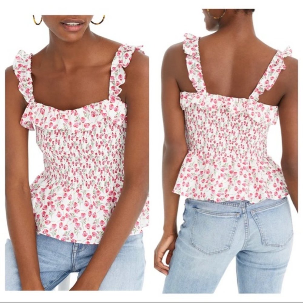 J.CREW Liberty Rose Floral Top, Medium, NWT